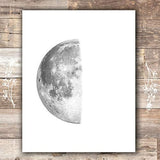 Impresiones de arte de pared de fases lunares