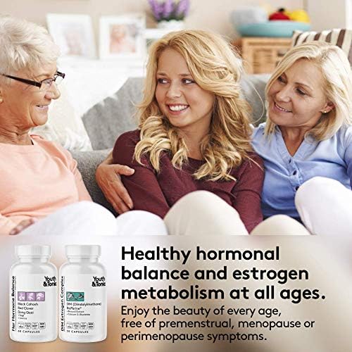 Suplementos de equilibrio hormonal femenino y estrógeno