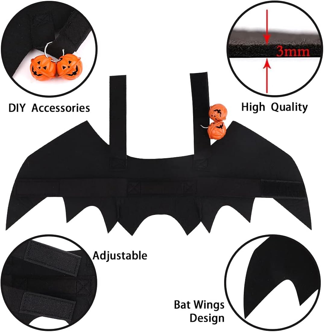 Disfraces de Halloween d alas de murciélago talla única