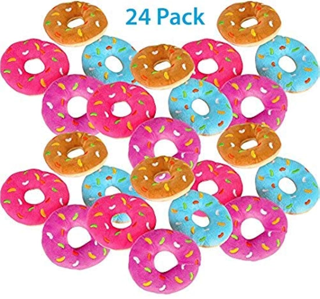 Pack de donas de peluche con aspersor