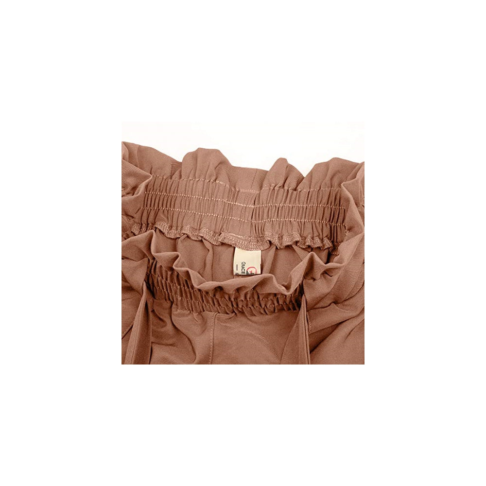 Pantalones de mujer con bolsillos, cintura alta Talla XS