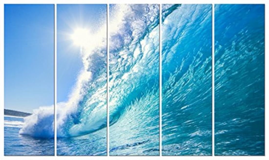 Olas de mar lienzo