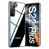 Meifigno Funda transparente para Samsung Galaxy S22+ Plus (6.6 pulgadas), [20X Anti-Amarillo] [Protección de grado militar y supertransparente] Tapa dura con funda de parachoques suave para Galaxy S22 Plus, Serie Natural