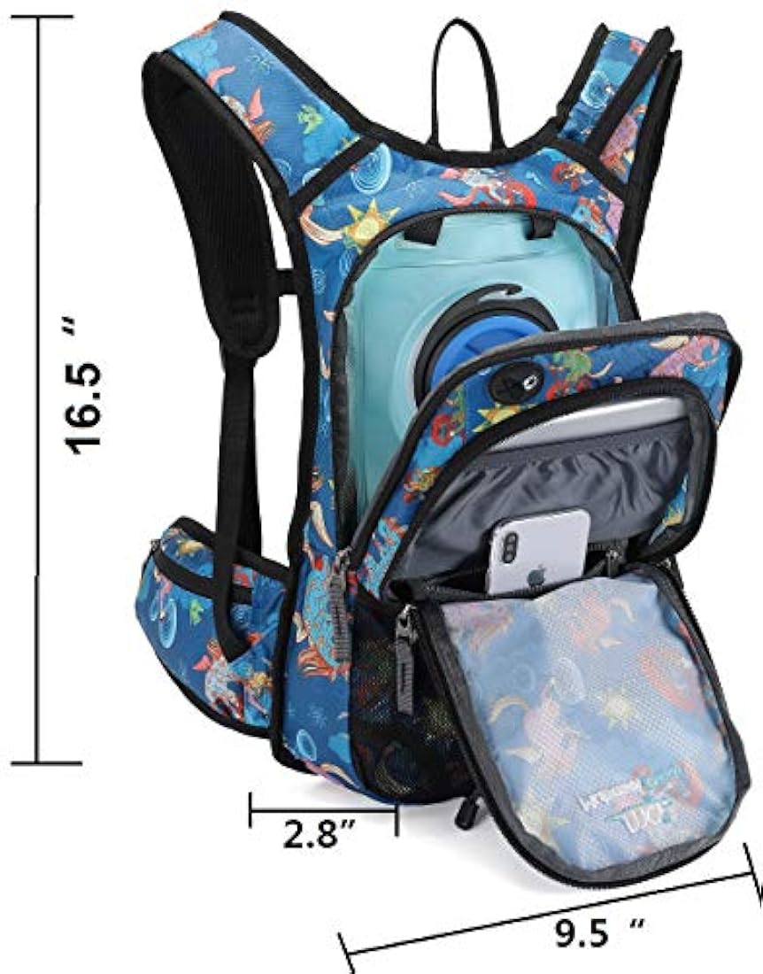 Mochila de hidratación aislada con bolsa de 2 litros