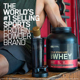 Optimum Nutrition Estándar dorado 100% Proteína de Suero de Leche en Polvo, Pie de lima, 1.8 Libra