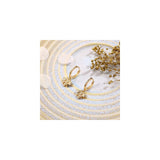 Aretes de aro estilo arracada de plata hipoalergénicos