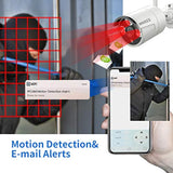 Sistema de cámara de seguridad inalámbrica OOSSXX 8 can