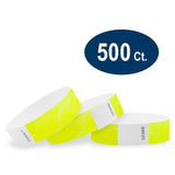 pulceras de Amarillo Neón