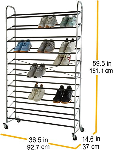 Estante para zapatos de 50 pares