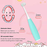 Cepillo de dientes sónico triple para niños
