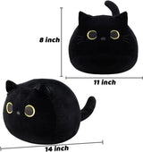 Peluche de felpa con diseño de forma de gato