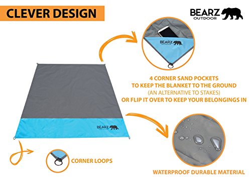 Manta de playa para exteriores / Manta de bolsillo compacta