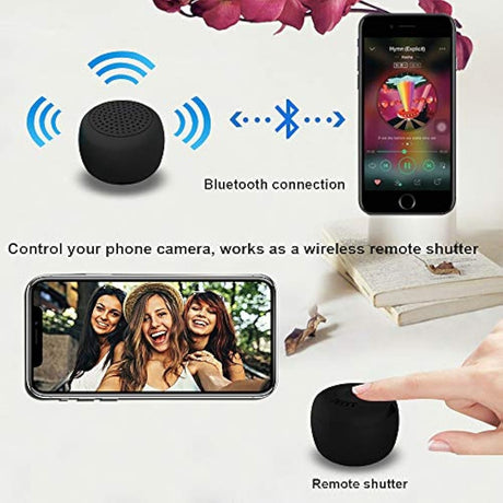 Altavoz inalámbrico pequeño con Bluetoot(negro)