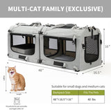 Transportadora Suave para Mascotas, Plegable, Modelo GREY2