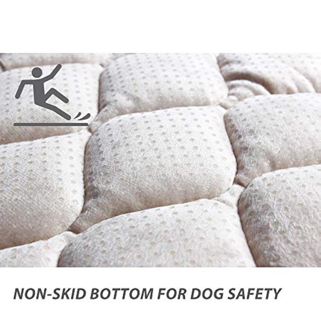 Colchón para perro con base antideslizante lavable suave para mascota