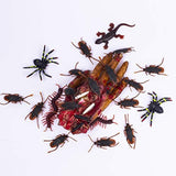 148 piezas de plástico insectos truco broma decoración