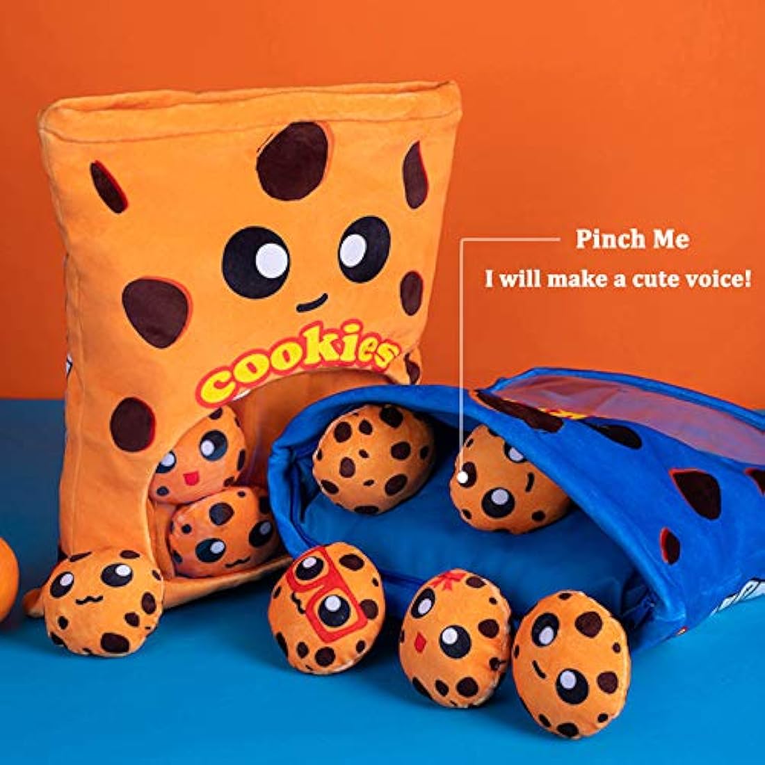 Peluche con diseño de galletas