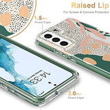 ESDOT Funda para Samsung Galaxy S22, grado militar, prueba de caídas de 21 pies, funda resistente con diseños de moda para mujeres y niñas, funda protectora para Galaxy S22 de 6.1 pulgadas, patrones Niee