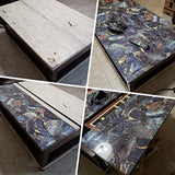 Papel vinilo autoadhesivo estilo mármol azul (15.7 x 117)