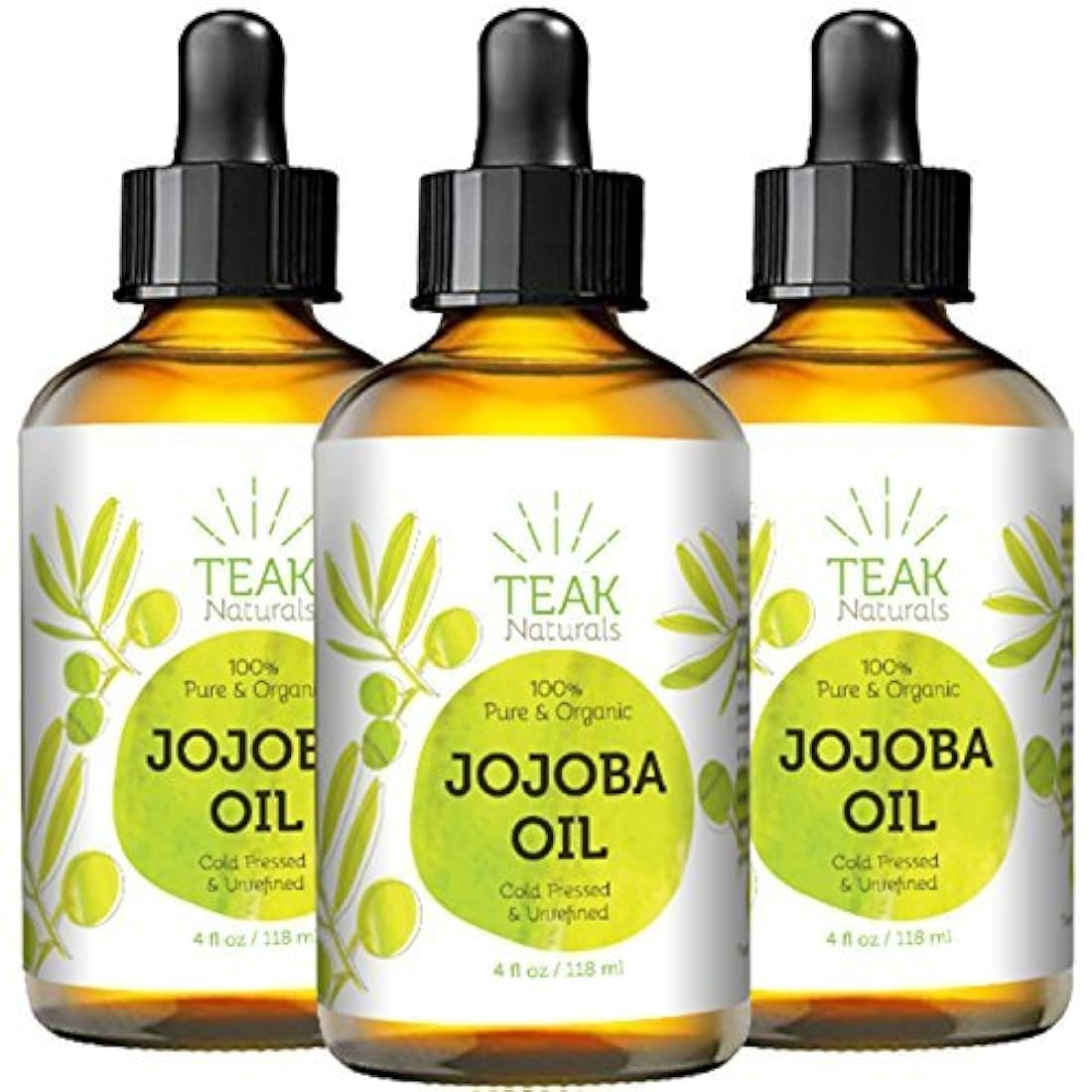 Teak Naturals aceite de jojoba 100 % puro prensado en frío