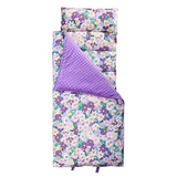 Alfombrilla ligera y suave para siesta (flores florecientes)