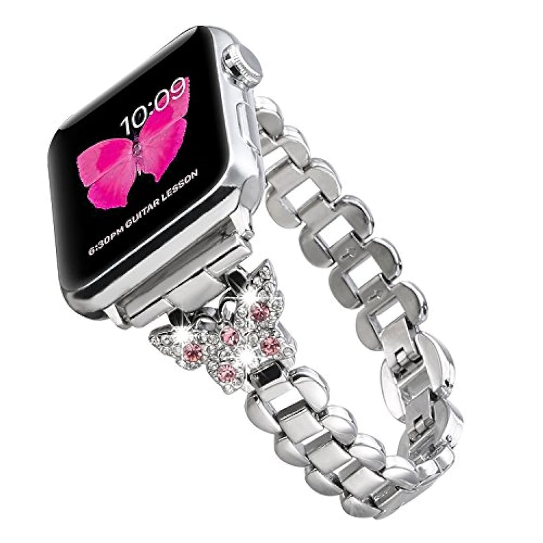 SaNgaiMEi Correa de acero inoxidable Para Apple Watch