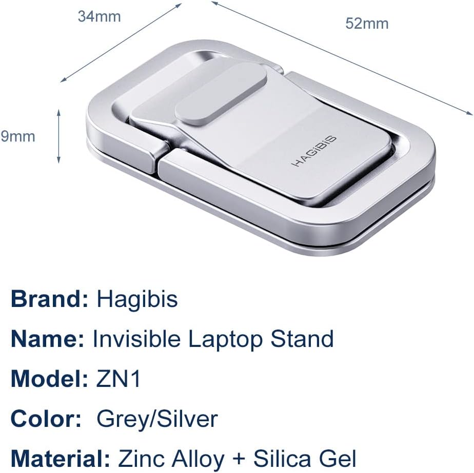 Hagibis Soporte para laptop de altura ajustable