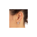 Aretes pequeños de aro para mujeres 3 pares