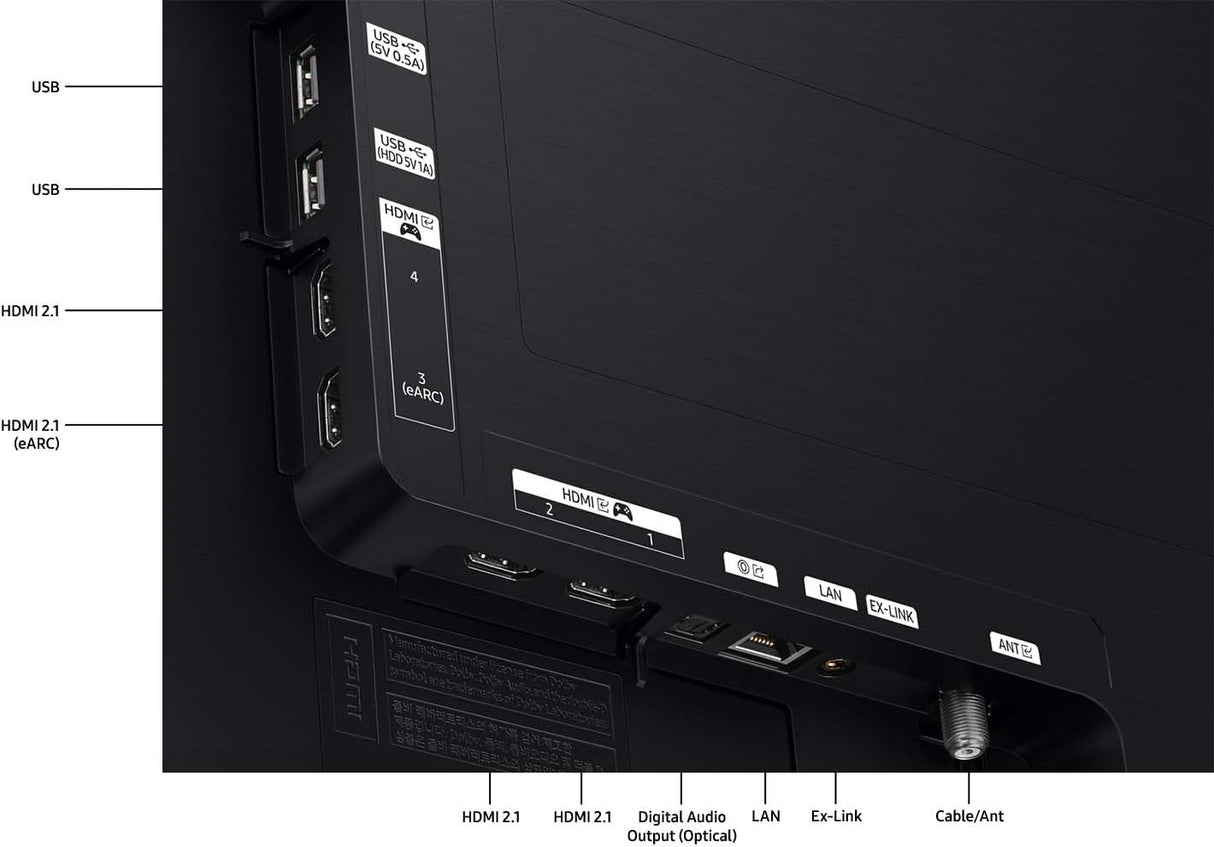 Televisor OLED 77 4K Samsung S90D con Dolby Atmos y Alexa