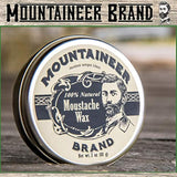 Cera de bigote de marca Mountaineer, natural, sin residuos