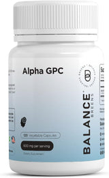 Suplemento de Colina Alpha GPC 600mg - Fórmula Avanzada de Memoria