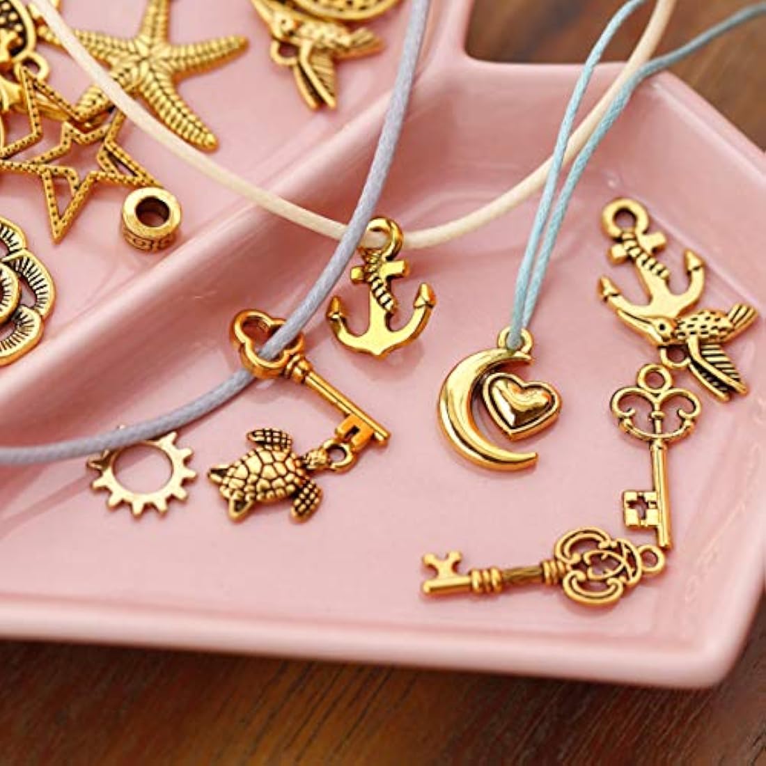 Dijes y Medallas 100pcs