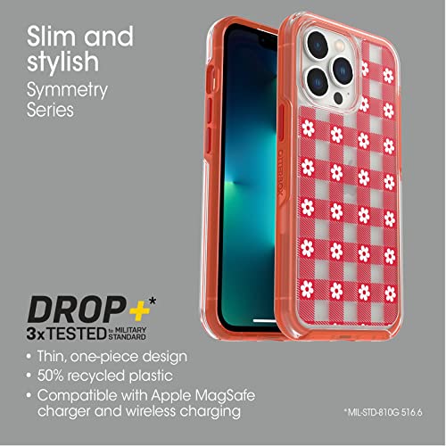 OtterBox Symmetry Clear Series - Funda para iPhone 13 Pro (solamente) - Picnic Daisy