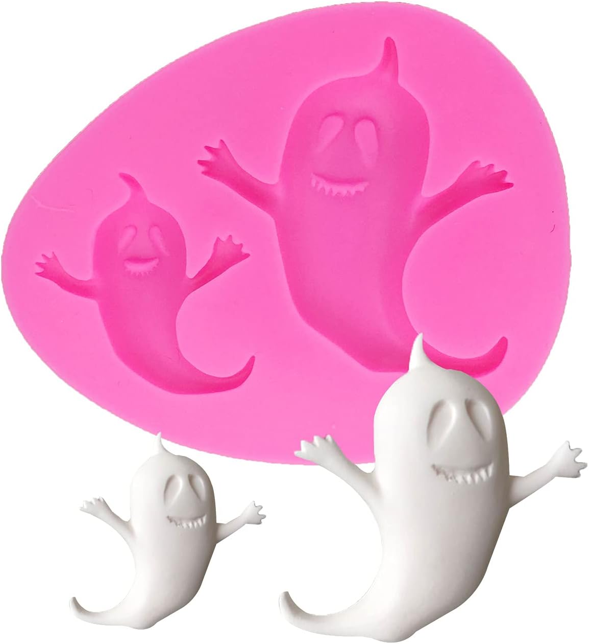 Moldes de Silicona Fantasma para Repostería Halloween