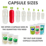 Capsules Express - Cápsulas de gelatina vacías (100 unidades)