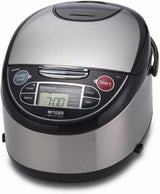 Arrocera Tiger 5.5 Tazas, Cocinera a Vapor y Lenta, JAX-T10U-K