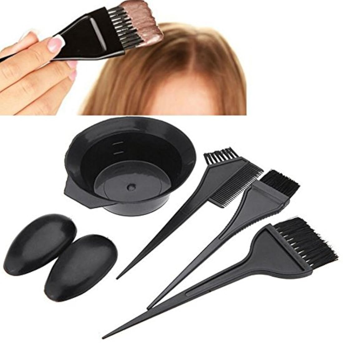 Kit de  5 piezas de tinte para pinbtar el cabello