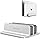 OMOTON - Soporte vertical para portátil, soporte de escritorio doble con base ajustable (hasta 17.3 pulgadas), compatible con todos los MacBook/Surface/Samsung/HP/Dell/Chrome Book (gris)