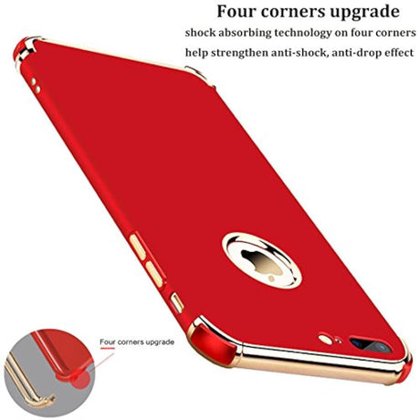 Funda para iPhone 8 Plus, ultrafina, flexible, mate