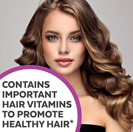Vitaminas orgánicas para la piel y las uñas para las mujeres con biotina, vitaminas para el cabello y vitaminas para la piel que promueve el crecimiento saludable del cabello y las uñas, 120 tabletas
