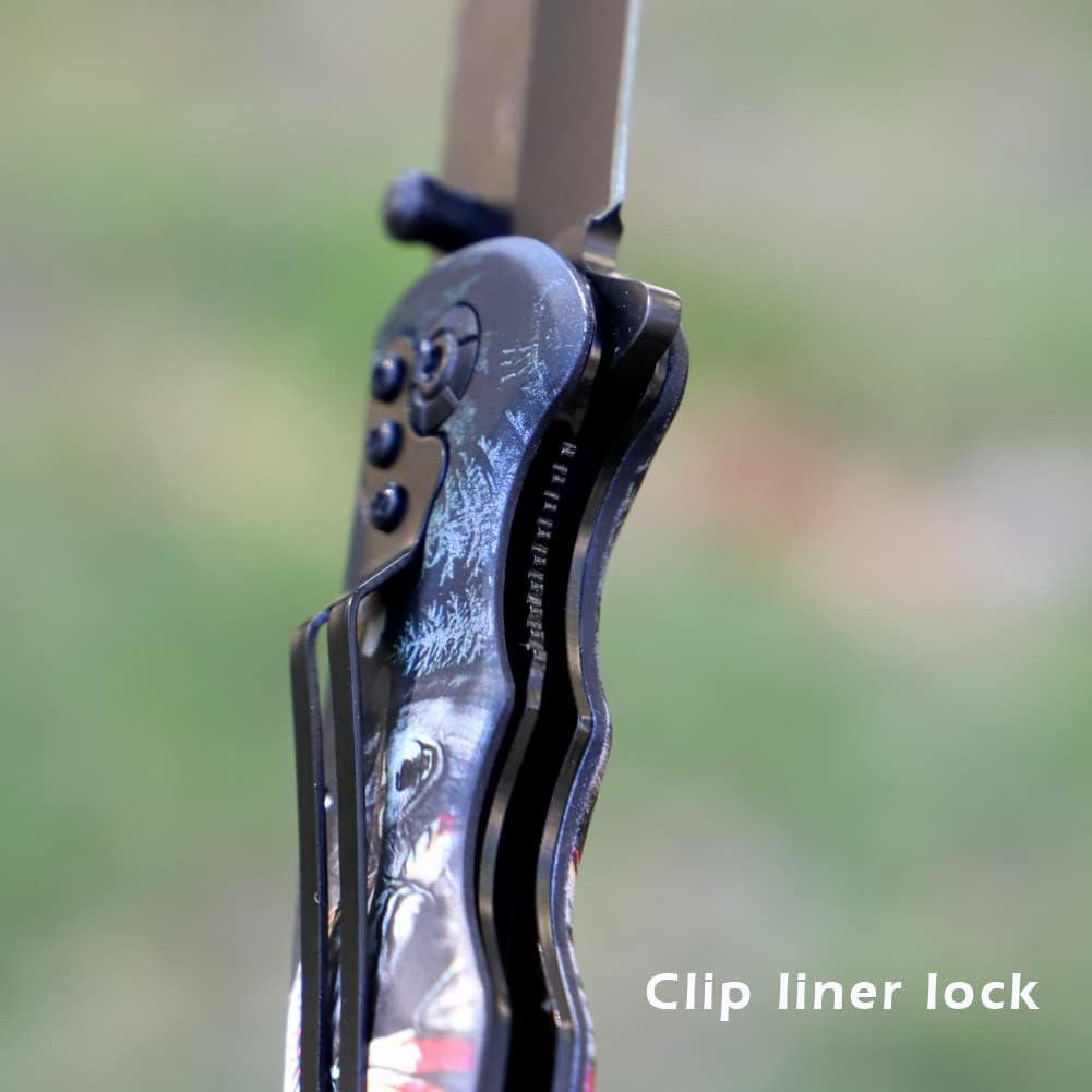 Cuchillo abatible, cuchillo de apertura asistida con resorte