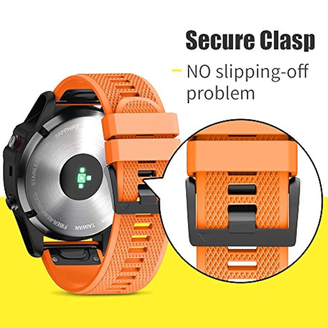 Ancool - Correa de repuesto para reloj Fenix 5X y Fenix 3