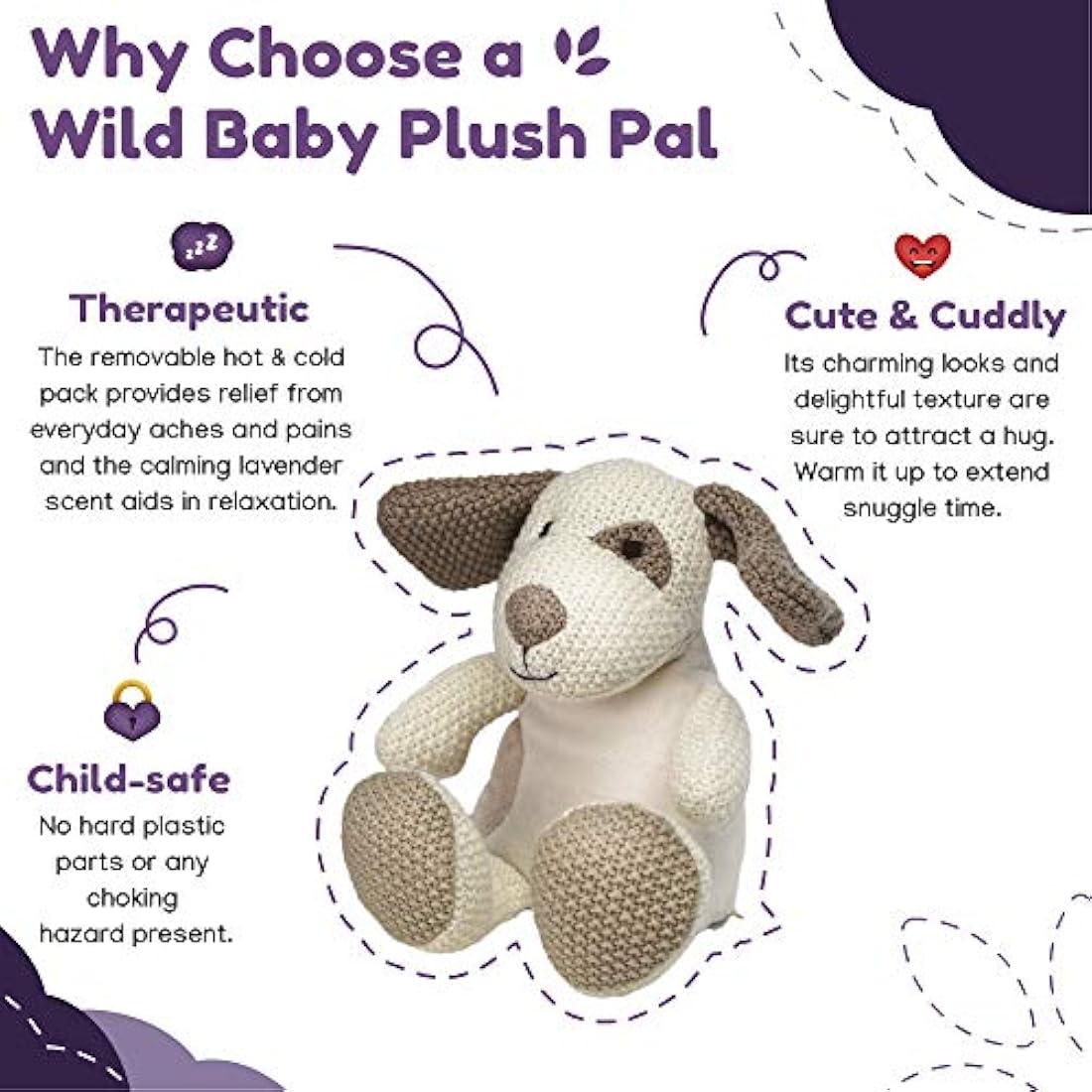 Peluches animal de peluche con aroma de lavanda 12