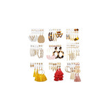 Aretes de borlas colgantes para fiesta juego 61 pares