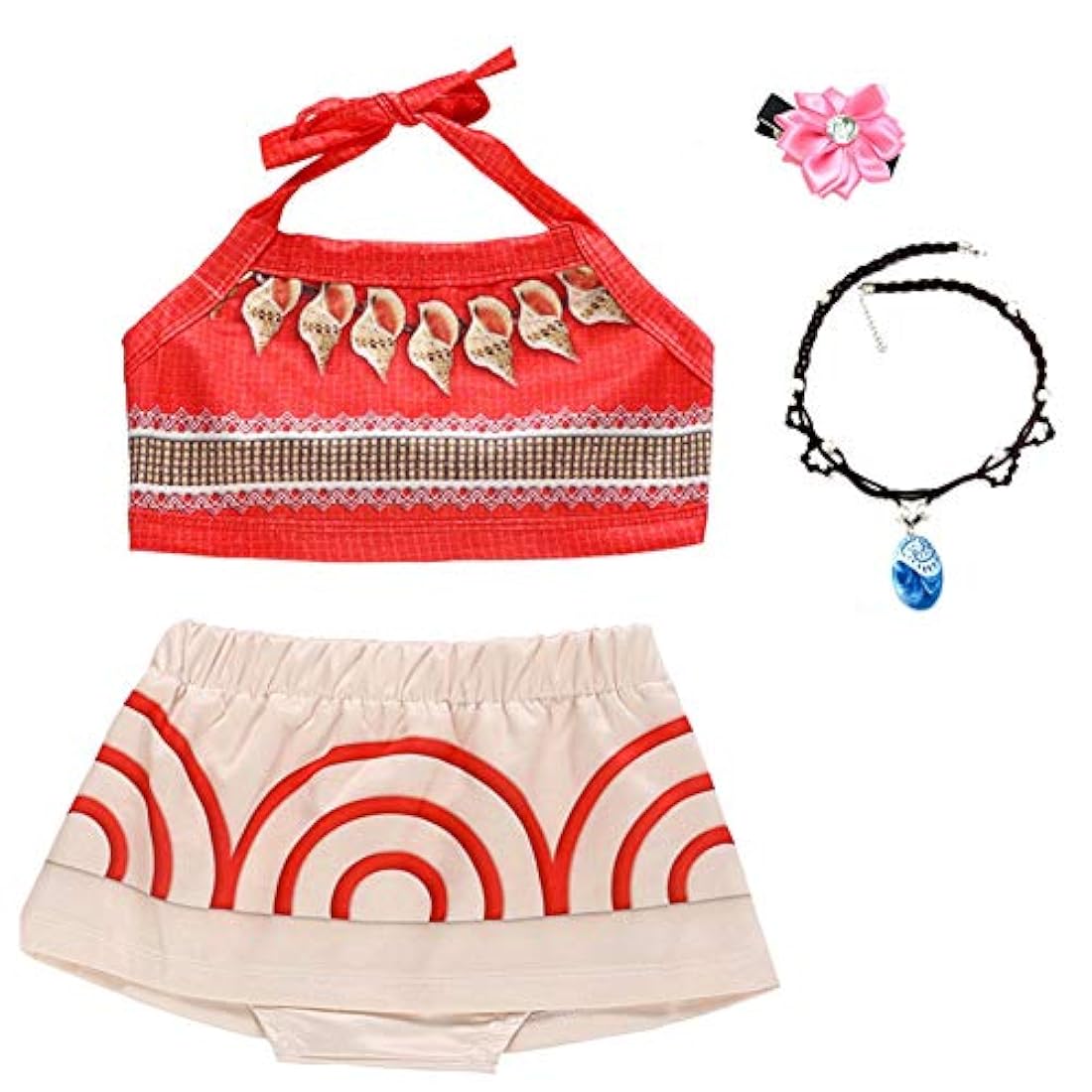 Disfraces Traje de baño de princesa Halter Bikini