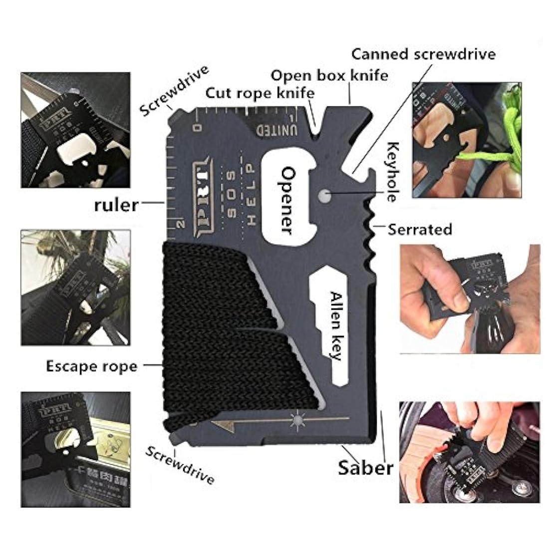 equipos de supervivencia 13 en 1 accesorios de caza