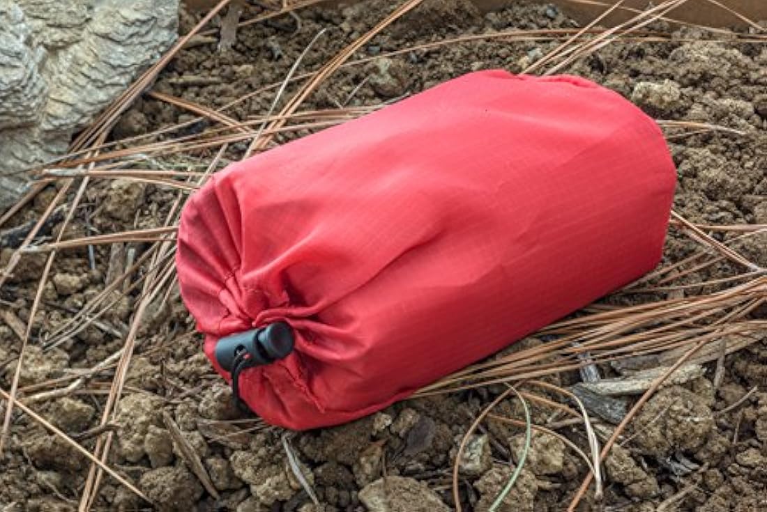 Bolsa de dormir de emergencia con bolsa de transporte
