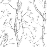 Papel tapiz adhesivo con diseño de bosque