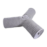 juguete plegable de 3 formas diversión para mascota gris