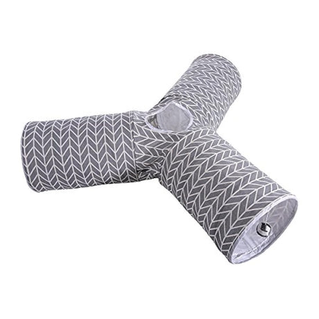 juguete plegable de 3 formas diversión para mascota gris